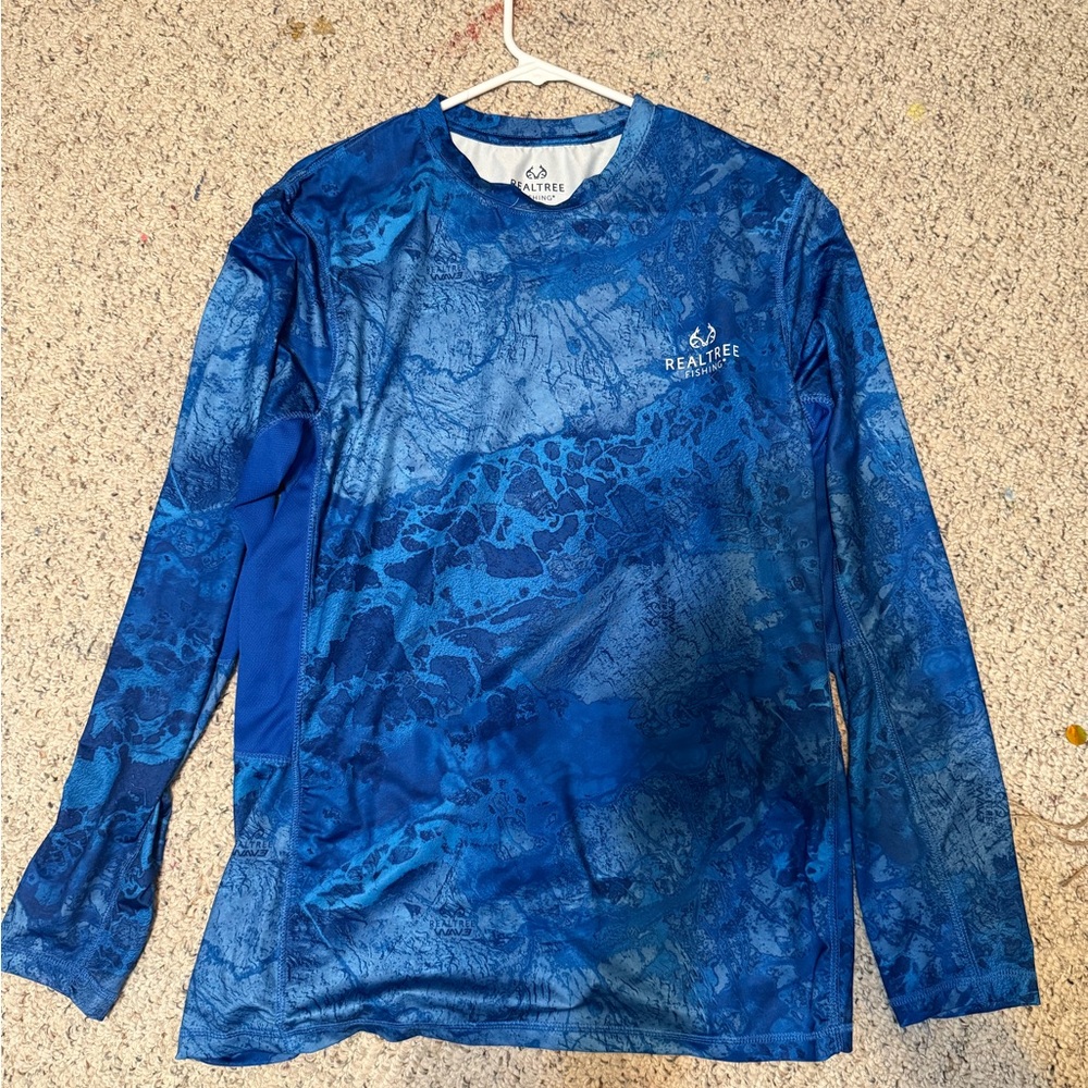 Realtree Blue/Camo Active Longsleeve